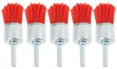 Rode Nylon Schurende Draad Borstel Set van 5 Stuks