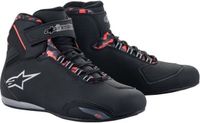 Alpinestars Sektor waterdicht Shoe Zwart Donker Grijs Rood Fluo - Laars