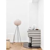 Made By Hand Knit-Wit 60 Lampadaire rond 175 cm, blanc