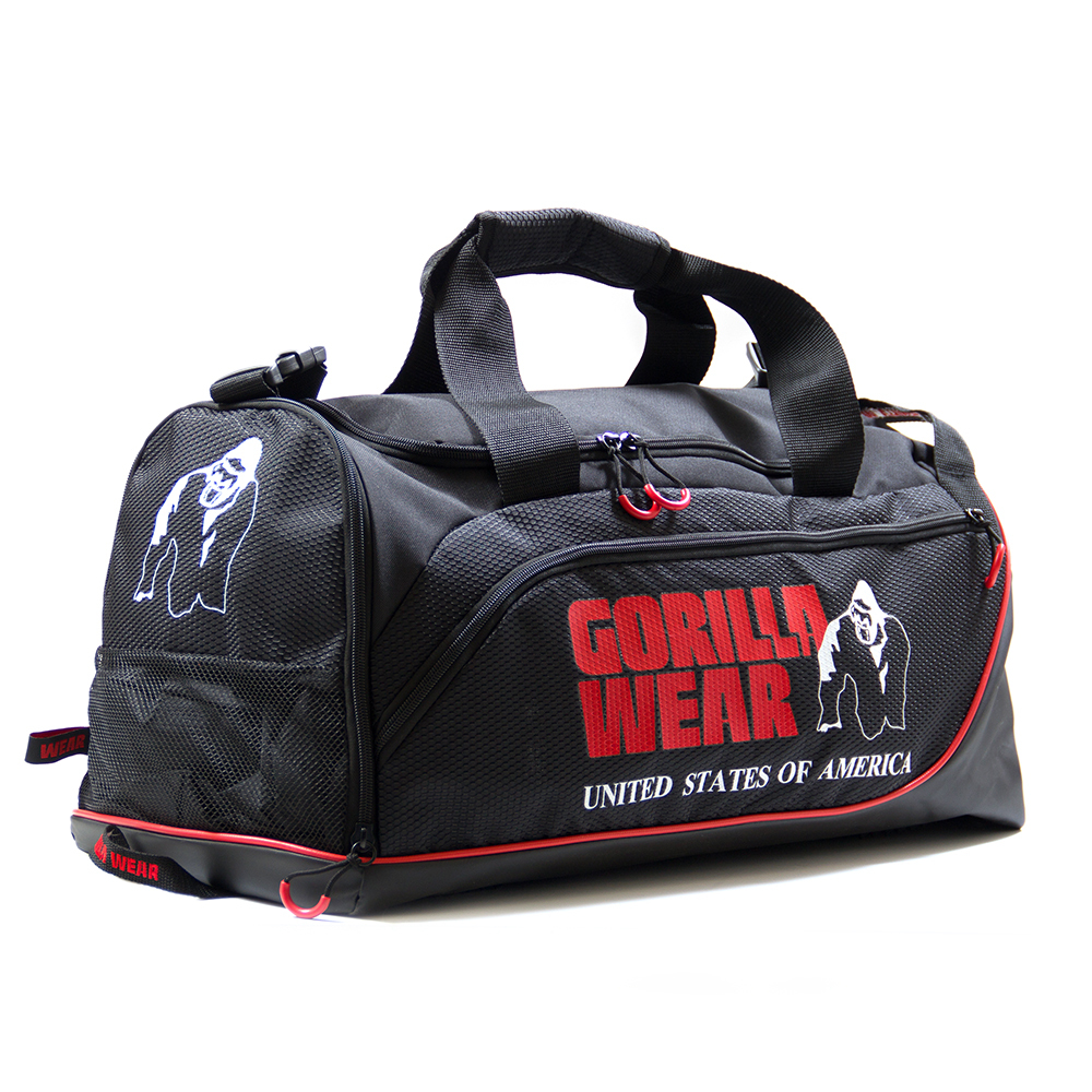 Gorilla Wear Jerome Gym Bag - Black/Red