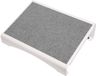 MAUL MAULflair Voetensteun - 40 x 30 cm - naaldvilt - wit - metaal