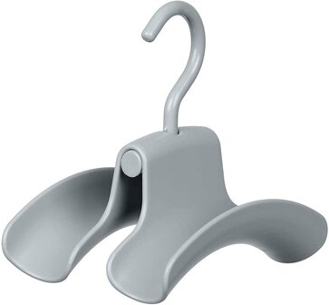 WENKO tassenhanger 12,5 x 14 cm ABS grijs 3 stuks