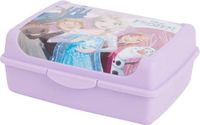 Merkloos Frozen Broodtrommel met kliksluiting - Lila / Paars - Kunststof