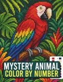 Mystery Animal Color by Number: A Color Quest Activity Book with Hidden Animals, Wildlife & Pets for Relaxation and Stress Relief