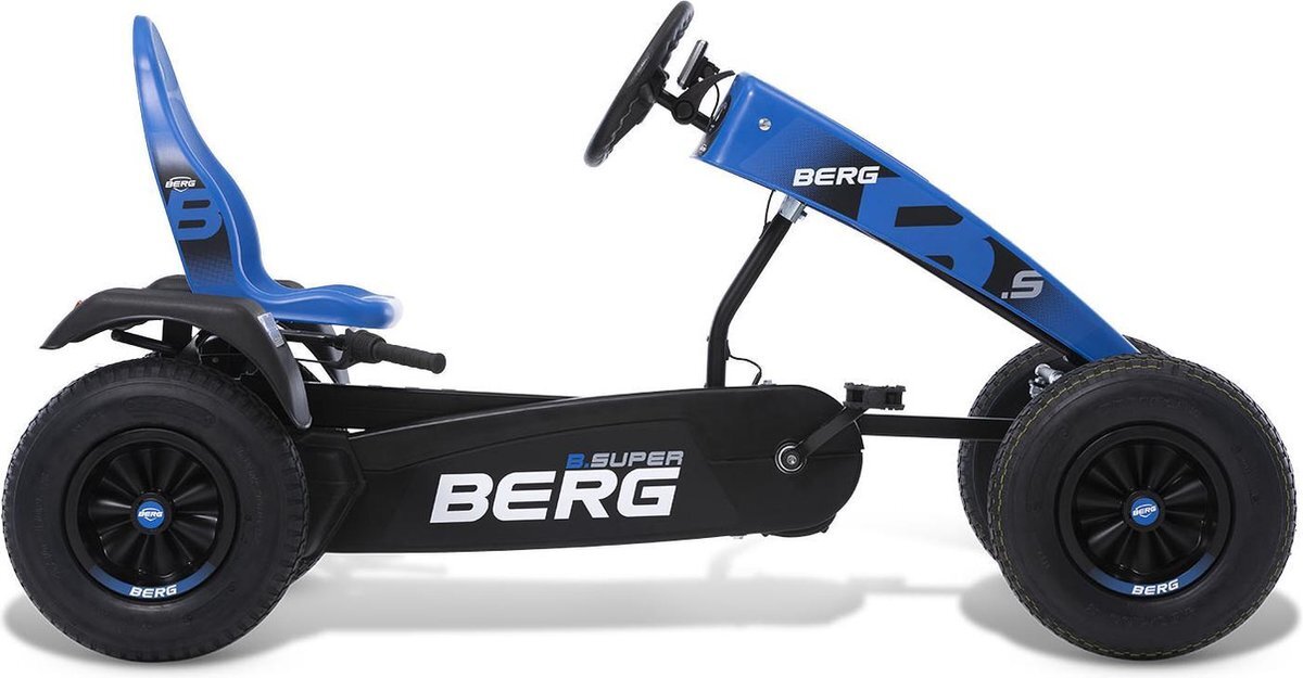 Berg E-skelter met XXL frame B.Super Blue E-BFR-3 met drie versnellingen blauw vanaf 6 jaar