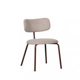 Drawer WOOOD Travis Eetkamerstoel - Polyester - Off White