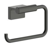 hansgrohe AddStoris S - Toiletrolhouder, Toiletpapierhouder voor wandmontage, Closetrolhouder, Verdekte bevestiging, Badkamer accessoires, brushed black chrome, 41788340