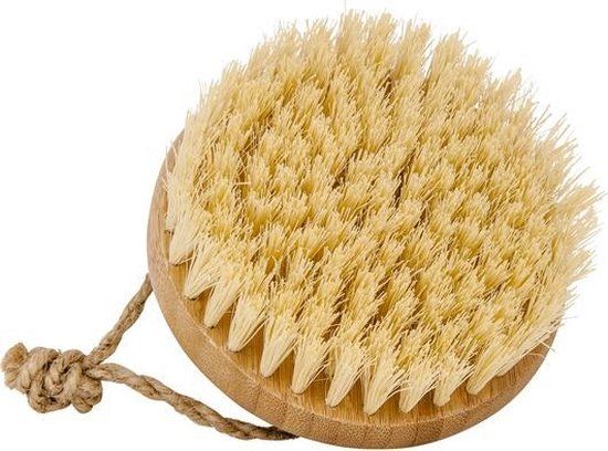 Croll & Denecke Massage borstel van Bamboe - Anti cellulitis massage - Zilver