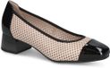 Caprice Dames Pumps 9-22304-46 Cream Leer/Synthetisch Maat 36 EU