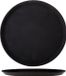 Cosy & Trendy Plateau Antidérapant Rond - Noir - Plastique - 35 cm - 2 Pièces