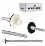 Merkloos / Sans marque SIMPSON STRONG-TIE ETANCO GTR 12 SP A19 Zelfborende metaalschroeven 175mm RAL9010 - 100 stuks