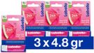 Labello Lippenbalsem Blister Watermelon Shine - 3 x 4.8 gr - Voordeelverpakking