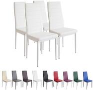 albatros eetkamerstoelen MILANO, set van 4, wit