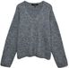 Vero Moda VMBerry Pull Col V Manches Longues Gris Femme