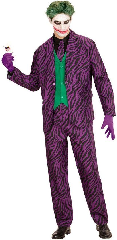 Widmann Joker Kostuum Classy Joker Man Small Carnaval kostuum Verkleedkleding
