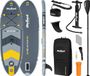 Rebel Active RBA-4511 Serie - Planche de SUP gonflable - 244 cm - Blanc