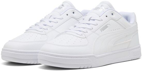 PUMA Caven III Unisex Sneakers - Puma White-Puma Silver-Puma Black - Size 45