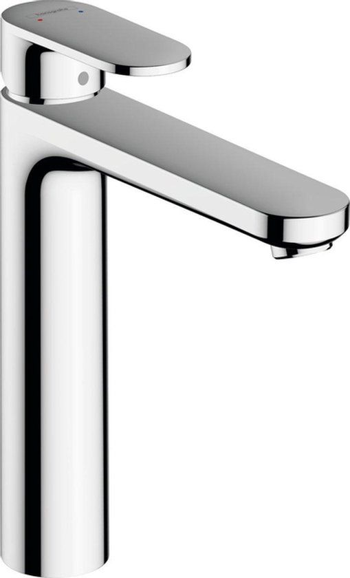 Hansgrohe Vernis wastafelkraan 108 highriser chroom | Zonder waste