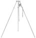 BBQ-Toro trépied grill rotatif avec sac de transport, acier inoxydable, réglable en hauteur de 119 à 184 cm
