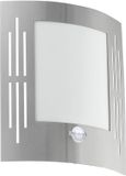 EGLO City Buitenverlichting Wandlamp Met Sensor RVS Wit