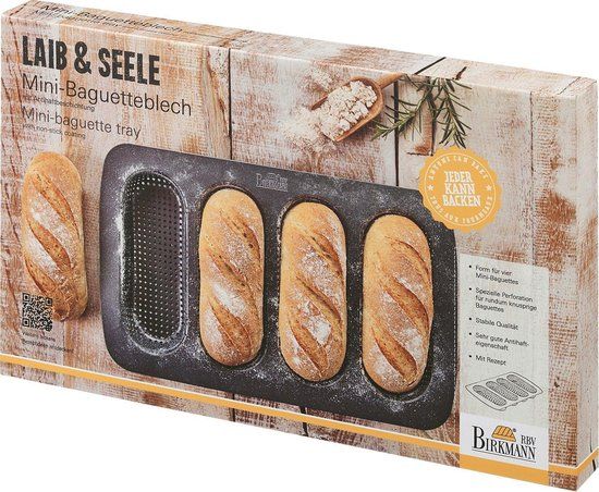RBV Birkmann 210219 Bakplaat - Rechthoekig - Zwart - Metaal - 35 cm x 22 cm