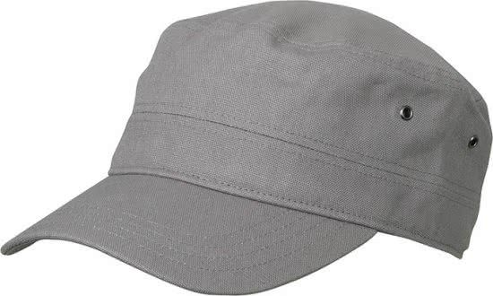 Myrtle Beach Militairy look rebel cap Grijs