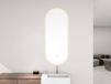 Wiesbaden Lumia spiegel ovaal met LED, dimbaar en spiegelverwarming 50 x 100 cm