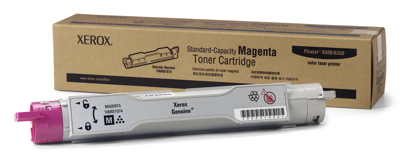 Xerox Standaard capaciteit tonercartridge, magenta, Phaser 6300/6350