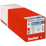 Fischer 566322 PowerFast II Verzonken houtschroef 10 mm 220 mm Interne vertanding Staal Galvanisch verzinkt 50 stuk(s)