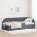 Maison Exclusive - Cadre de lit d'angle gris foncé 100 x 200 cm velours