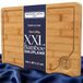 Deer & Oak bamboe snijplank 45 x 30 x 2 cm - voorgeolied