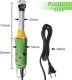 StarTech Elektrische haakse slijpmachine - Miniatuur rechte slijpmachine / polijstmachine - Geschikt voor sieraden, tandheelkunde, houtbewerking, reiniging van tegels - Hoge precisie - EU-stekker