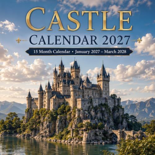 Castle Calendar 2027: 15-Month Planner and Organizer