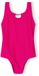 Minoti meisjes badpak - geribbeld met pareldetail - Roze - Maat 104/110