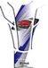 Tank Keiti Tank Pad Suzuki Racing White