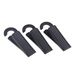 Urban Living Set de 3 butées de porte - plastique - antidérapant - 13 x 4 cm - butée de porte