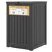 Pakket Icecat Pakket Levering Doos voor Veranda met Levering Teken, Upgrade 48 Gallon Opbergdoos met Afsluitbare Veilige, Grote Dubbelwandige Hars Outdoor Pakket Levering en Waterdichte Deck Box