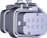 TE Connectivity 776494-1 Female behuizing-kabel AMPSEAL16 Totaal aantal polen 8 1 stuk(s)