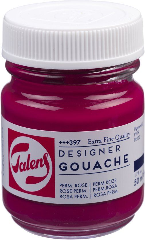 Royal Talens Plakkaatverf Extra Fijn - Permanent Rose (Magenta) 397 50 ml