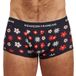 Garçon Boxer Court Fleurs Coton Bleu Marine