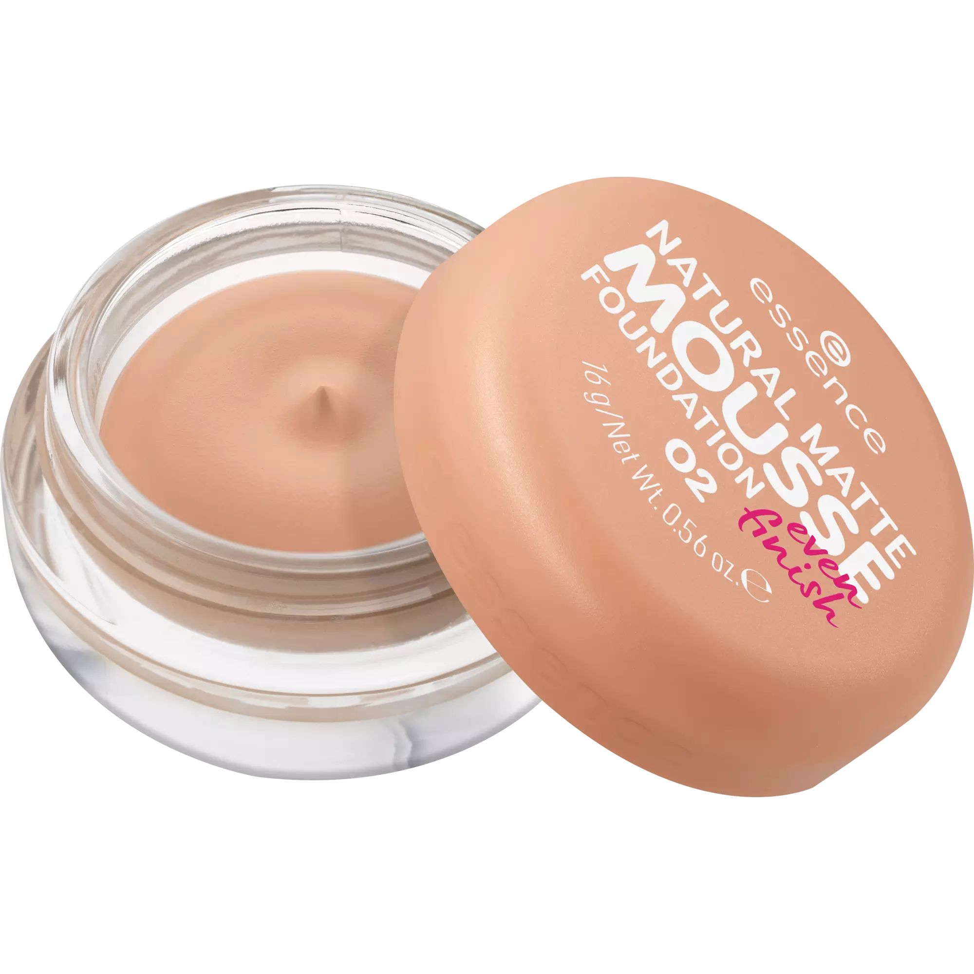 Essence Natural Matte Mousse Foundation - 02 - 16g
