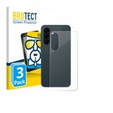 BROTECT Screenprotector 3 Stuks voor Samsung Galaxy A37 5G (Achterkant) Transparant