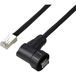 TRU COMPONENTS TC-E13T-MR6-MCD/NCA-0.5PV-S RJ45 haaks mannelijk IP67 (schroefdraad) kabel CAT6A, 0,5 m