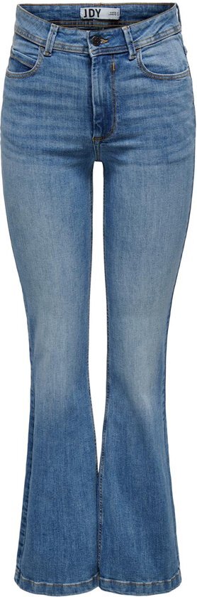 Jacqueline de Yong JDY FLORA LIFE FLARED HIGH MB NOOS DNM Dames Jeans - Maat W30XL32