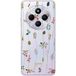 Montee de fleurs Bedrukt siliconen hoesje compatibel met Xiaomi Redmi 14C 4G