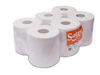 Saten Saten handdoekdroger, gerecycled cellulose, 2-laags, reliëf, breedte 212, 19 g, 170 m, 6 stuks