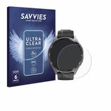 Savvies - Screenprotector voor Hama Smartwatch 7010 - Folie Beschermfolie transparant 6 Stuks