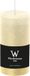 Wiedemann Bougie cylindrique/bougie pilier - bougie rustique - blanc crème - 6 x 12 cm - 69 heures de combustion