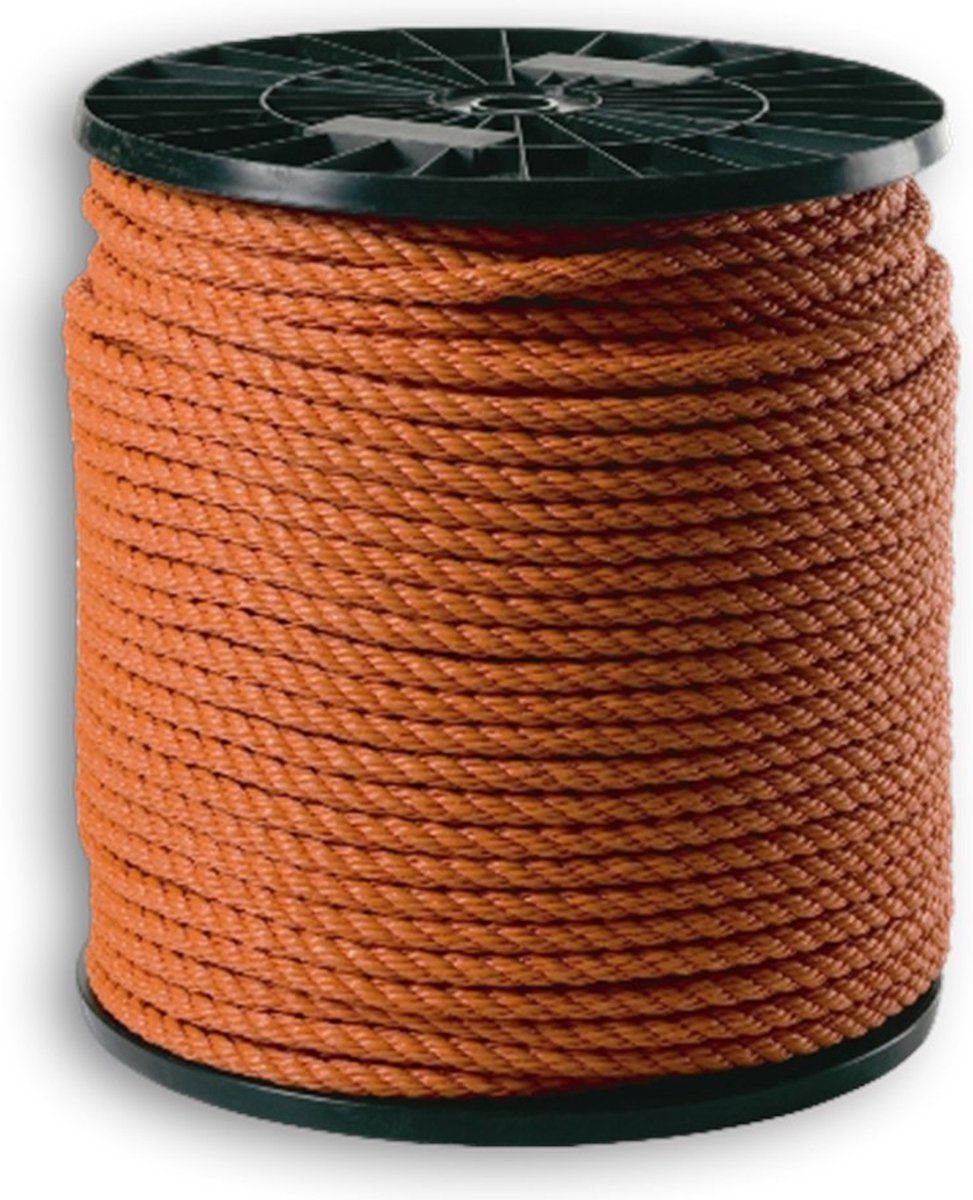 Muller Touw polypropeen touw 5mm - oranje (200 meter)