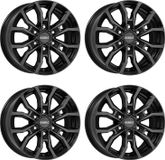 Dezent 4 KC velgen, 8.5Jx20, 6x139.7, zwart, geschikt voor Toyota Land Cruiser